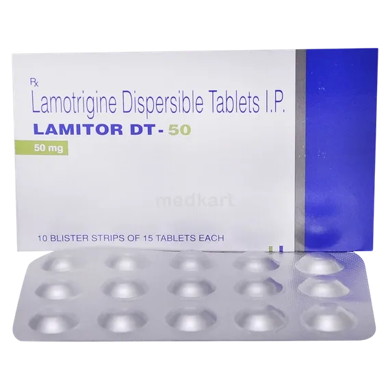 lamitor 50 dt tablet 15's